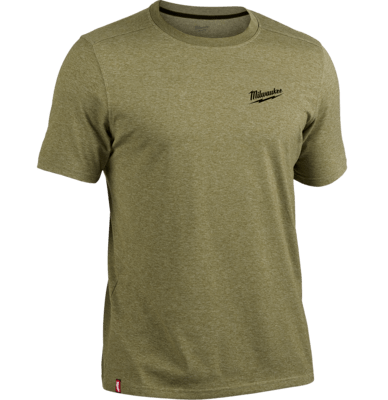 Hybrid™ Pracovné tričko, krátky rukáv "L"- zelená HTSSGN