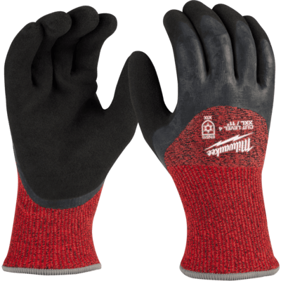 Zimné rukavice odolné proti prerezaniu D - 8/M - 1ks
