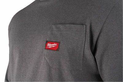 Heavy-Duty™ Pracovné tričko, krátky rukáv "S"- šedá WTSSG