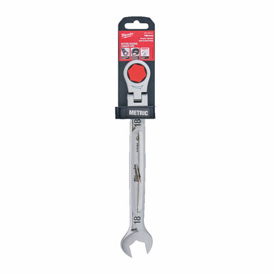 Račňový očkoplochý kľúč MAXBITE™ s kĺbom 18 mm