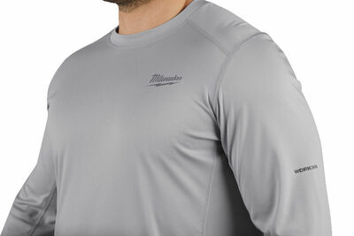 WORKSKIN™ Pracovné tričko, dlhý rukáv "L"- šedá WWLSG