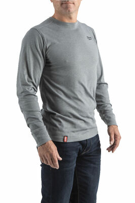 Hybrid™ Pracovné tričko, dlhý rukáv "XL"- šedá HTLSGR